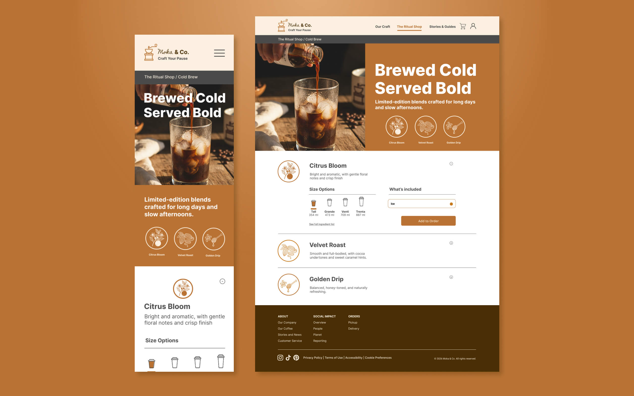 Moka & Co. - Landing Page